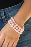 Paparazzi "Total PEARL-fection" Pink Bracelet Paparazzi Jewelry