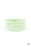 Paparazzi "Pearl Bliss" Green Bracelet Paparazzi Jewelry