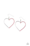 Paparazzi "First Date Dazzle" Pink Earrings Paparazzi Jewelry