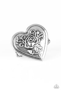 Paparazzi "Beloved Bloom" Silver Ring Paparazzi Jewelry