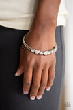 Paparazzi "Totally Tenderhearted" Silver Bracelet Paparazzi Jewelry