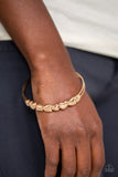 Paparazzi "Totally Tenderhearted" Gold Bracelet Paparazzi Jewelry