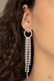 Paparazzi "Endless Sheen" White Earrings Paparazzi Jewelry