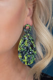 Paparazzi "Retro-politan" Multicolor Earrings Paparazzi Jewelry