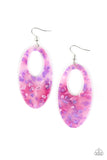 Paparazzi "Rainbow Springs" Multi 015XX Pink Earrings Paparazzi Jewelry