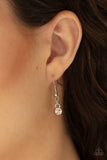 Paparazzi "Charming Couple" White Necklace & Earring Set Paparazzi Jewelry