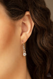 Paparazzi "Infinite Impact" White Necklace & Earring Set Paparazzi Jewelry