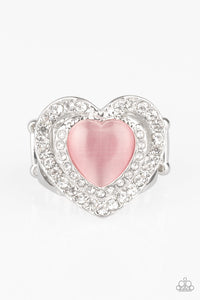 Paparazzi "What The Heart Wants" Pink Ring Paparazzi Jewelry