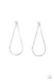 Paparazzi "Diamond Drops" White Earrings Paparazzi Jewelry