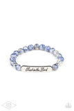 Paparazzi "Keep The Trust" Blue Bracelet Paparazzi Jewelry