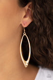 Paparazzi "Positively Progressive" Gold Earrings Paparazzi Jewelry