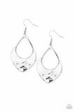 Paparazzi "Dig Your Heels In" Silver Earrings Paparazzi Jewelry