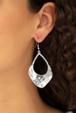 Paparazzi "Dig Your Heels In" Silver Earrings Paparazzi Jewelry
