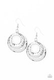 Paparazzi "Perfectly Imperfect" Silver Earrings Paparazzi Jewelry