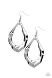 Paparazzi "Industrial Imperfection" Black Earrings Paparazzi Jewelry