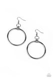 Paparazzi "Total Focus" Black Earrings Paparazzi Jewelry