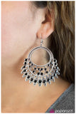 Paparazzi "Take Notice - Black" earring Paparazzi Jewelry