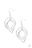 Paparazzi "Asymmetrical Allure" Silver AEarrings Paparazzi Jewelry