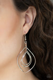 Paparazzi "Asymmetrical Allure" Silver AEarrings Paparazzi Jewelry