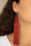 Paparazzi "Magic Carpet Ride" Brown Earrings Paparazzi Jewelry