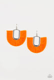 Paparazzi "Tassel Tropicana" Orange Earrings Paparazzi Jewelry