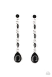 Paparazzi "Must Love Diamonds" Black Post Earrings Paparazzi Jewelry