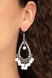 Paparazzi "Positively Prismatic" White Earrings Paparazzi Jewelry