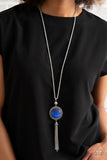 Paparazzi "Serene Serendipity" Blue Necklace & Earring Set Paparazzi Jewelry