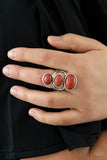 Paparazzi "Rural Revolution" Brown Ring Paparazzi Jewelry