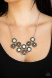 Paparazzi VINTAGE VAULT "Whats Your Star Sign?" Exclusive White Necklace & Earring Set Paparazzi Jewelry