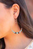 Paparazzi "Serenely Southwestern" FASHION FIX Blue Earrings Paparazzi Jewelry
