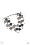 Paparazzi "Cast a Wider Net" FASHION FIX Black Bracelet Paparazzi Jewelry