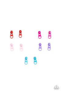 Girl's Starlet Shimmer 276XX Multi Zipper Set of 5 Earrings Paparazzi Jewelry