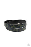 Paparazzi "All GRRirl" Green Wrap Bracelet Paparazzi Jewelry