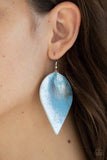 Paparazzi "Enchanted Shimmer" Blue Earrings Paparazzi Jewelry