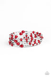 Paparazzi "Regal Remix" Red Bracelet Paparazzi Jewelry