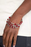 Paparazzi "Regal Remix" Red Bracelet Paparazzi Jewelry