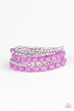 Paparazzi "Sugary Sweet" Purple Bracelet Paparazzi Jewelry