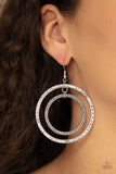Paparazzi VINTAGE VAULT "Fiercely Focused" Silver Earrings Paparazzi Jewelry