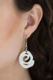 Paparazzi "Statement Swirl" Silver Necklace & Earring Set Paparazzi Jewelry