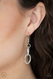 Paparazzi "Urban Uplink" Silver Choker Necklace & Earring Set Paparazzi Jewelry