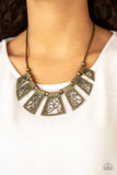 Paparazzi "Vintage Vineyard" Brass Necklace & Earring Set Paparazzi Jewelry