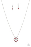Paparazzi "Triple the Beat" Red Necklace & Earring Set Paparazzi Jewelry