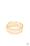 Paparazzi "Dizzyingly Demure" Gold Bracelet Paparazzi Jewelry