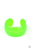 Paparazzi "Fluent In Flamboyance" Green Bracelet Paparazzi Jewelry