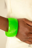 Paparazzi "Fluent In Flamboyance" Green Bracelet Paparazzi Jewelry