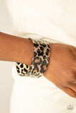 Paparazzi "Top Cat" Brown Bracelet Paparazzi Jewelry