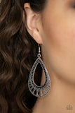 Paparazzi "Royal Finesse" Black Earrings Paparazzi Jewelry