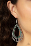 Paparazzi VINTAGE VAULT "Royal Finesse" Green Earrings Paparazzi Jewelry