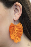 Paparazzi "Knotted Native" Orange Earrings Paparazzi Jewelry